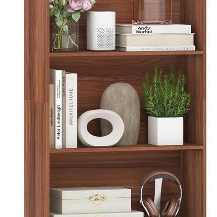 Dreamade 5-Tier Bookshelf Freestanding Bookcase with 5 Open Shelf