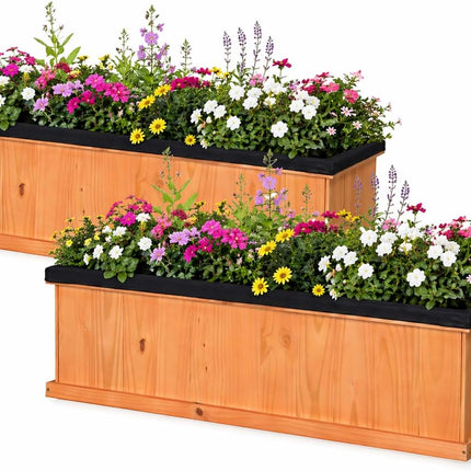 Dreamade Raised Garden Bed with 3 Drainage Holes (44"x10"x12")