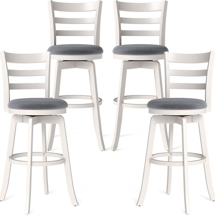 Dreamade 30.5" Bar Height Stools Set of 2/4 with Fabric Upholstered Seat