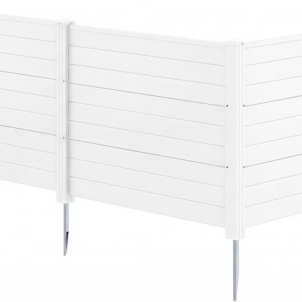 Dreamade No-Dig Air Conditioner Fence with Metal Stakes 48''W x 36''H