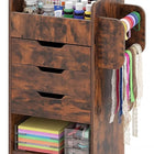 Dreamade Craft Storage Cart - Utility Organizer Cart with 3 Drawers