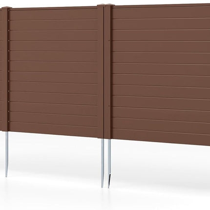 Dreamade Air Conditioner Fence 2/4 Panels - 48''W x 48''H Outdoor Privacy Screen with Upgraded Metal Stakes