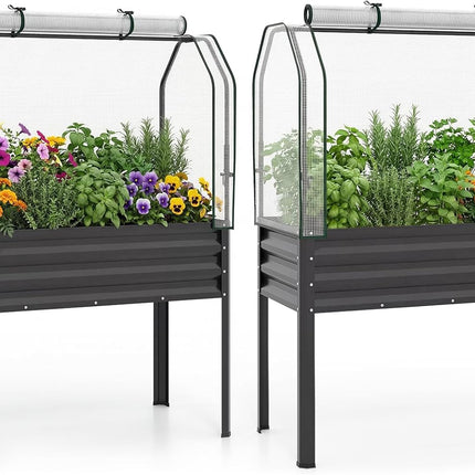 Dreamade Raised Garden Bed with Legs & Greenhouse Cover (1/2)