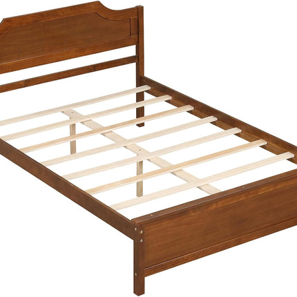 Dreamade Queen/Twin/King/Full Size Wooden Bed Frame with Headboard