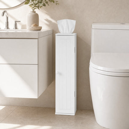 DREAMADE Toilet Paper Holder Cabinet, 4-Tier Bathroom Storage Cabinet