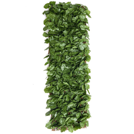 Dreamade 3PCS Expandable Artificial Hedges Faux Ivy Leaves Fence