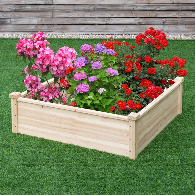 Dreamade Raised Garden Bed, 40''Lx40''Wx12''H