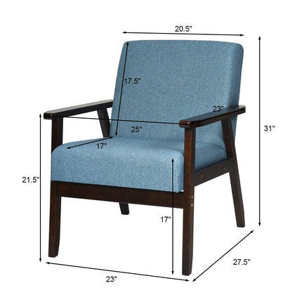 Mid-Century Modern Accent Chair for Living Room - Dreamadeus