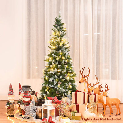 5ft, 6FT 7.5FT Artificial Pencil Christmas Tree - DreamadeUS