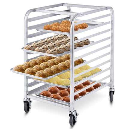 10 Tier Aluminum Bakery Rack Home Commercial Kitchen Bun Pan - Dreamadeus