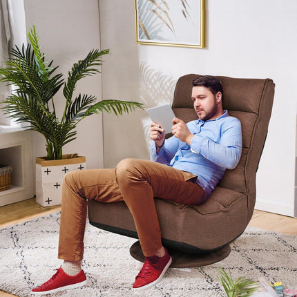360 Degree Swivel Floor Chair, Lazy Sofa Lounge Chair - Dreamadeus