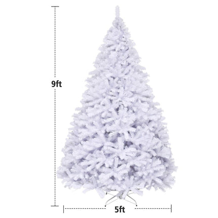 6ft /7.5ft/9ft White Artificial Christmas Tree - DreamadeUS