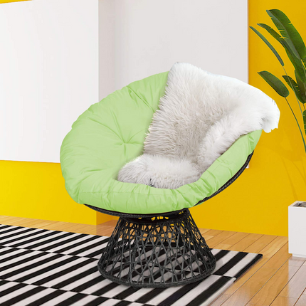 Dreamade Rattan Round Papasan Chair