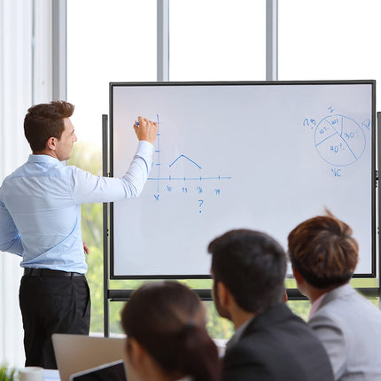 Double-Sided Magnetic Dry Erase Mobile Whiteboard - Dreamade