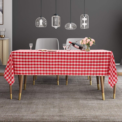 Dreamade Decorative Buffalo Plaid Table Cover for Kitchen Dining Wedding Party