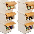 35 QT / White + Natural / 6 Pack