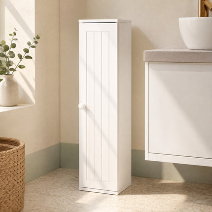 DREAMADE Toilet Paper Holder Cabinet, 4-Tier Bathroom Storage Cabinet