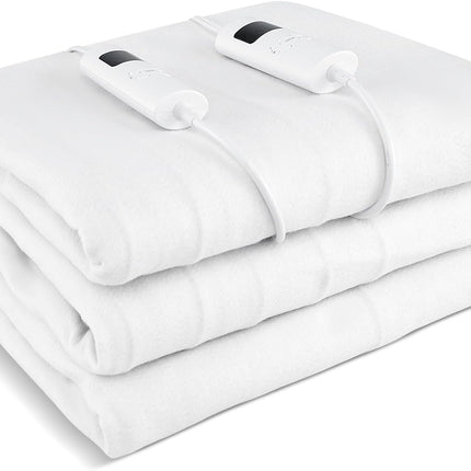 Dreamade Heated Mattress Pad, Machine Washable Bed Warmer with Dual Controller