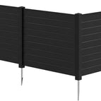 Black / 48''W x 36''H - 3 Panels