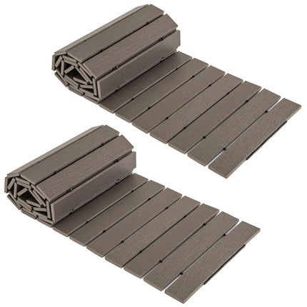 Dreamade 8 FT Garden Pathway, Waterproof HDPE Outdoor Walkway with Non-Slip Surface (1/2)