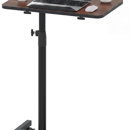 Dreamade Overbed Table with Wheels Medical Adjustable Bedside Table