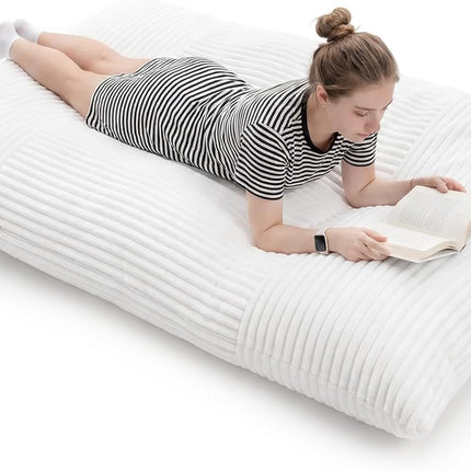 Dreamade Bean Bag Chair for Adults | Stuffed Floor Sofa w/Machine-washable Corduroy Cover