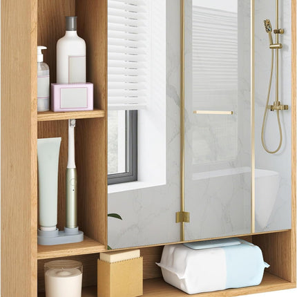 Dreamade Bathroom Wall Mounted Medicine Cabinet w/Single Door