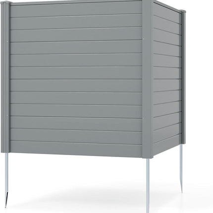 Dreamade Air Conditioner Fence 2/4 Panels - 48''W x 48''H Outdoor Privacy Screen with Upgraded Metal Stakes