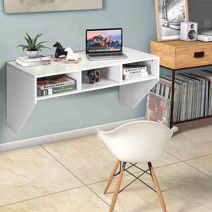Dreamade Wall Mounted Desk Floating Computer Desk