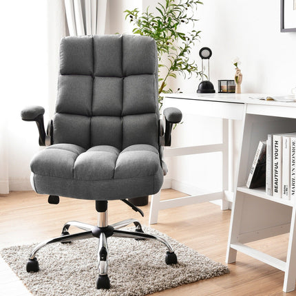 Dreamade Executive Office Chair,Adjustable Tilt Angle and Flip-up