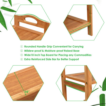 Bamboo Shoe Rack 5 Tier, Freestanding Shoe Rack - Dreamadeus