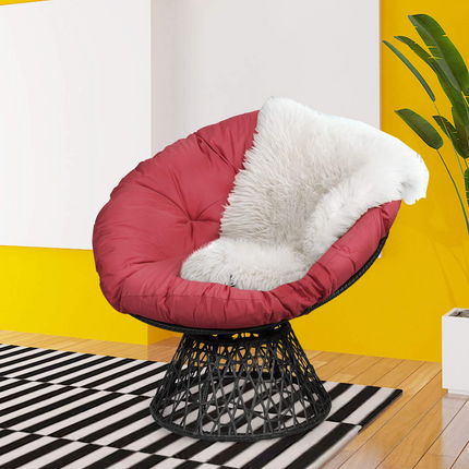 Dreamade Rattan Round Papasan Chair