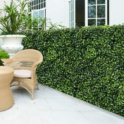 Dreamade 12PCS 20x20inch Artificial Boxwood Panels Garden Privacy Fence Screen