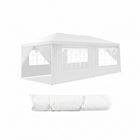 DREAMADE 10' x 20' Canopy Tent, Outdoor Gazebo with 6 Sidewalls, White