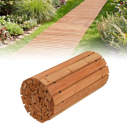 Dreamade 12 FT Wooden Garden Pathway (1/2)
