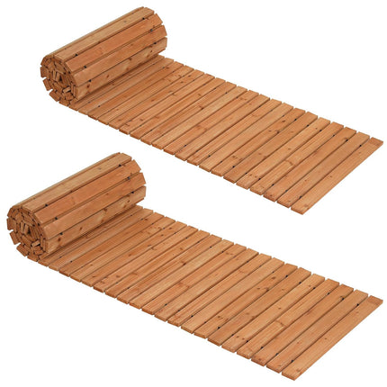 Dreamade 12 FT Wooden Garden Pathway (1/2)