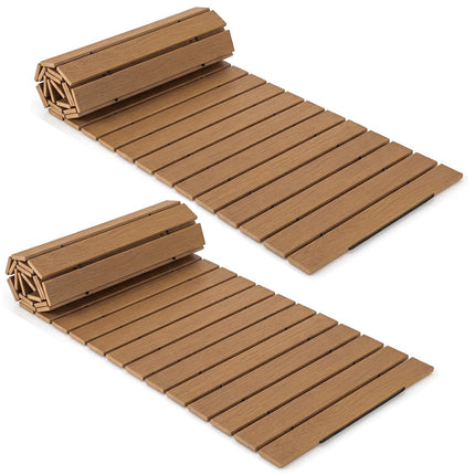 Dreamade 8 FT Garden Pathway, Waterproof HDPE Outdoor Walkway with Non-Slip Surface (1/2)