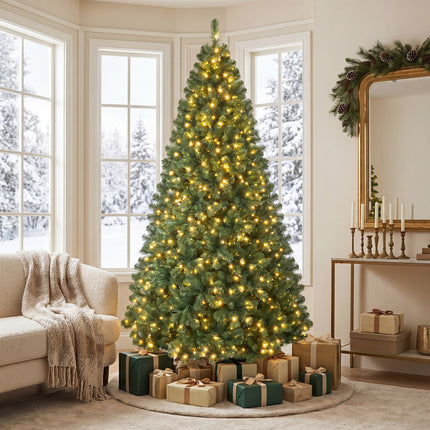 DREAMADE 7 FT Pre-Lit Artificial Christmas Tree, 1188 Hinged Branch Tips