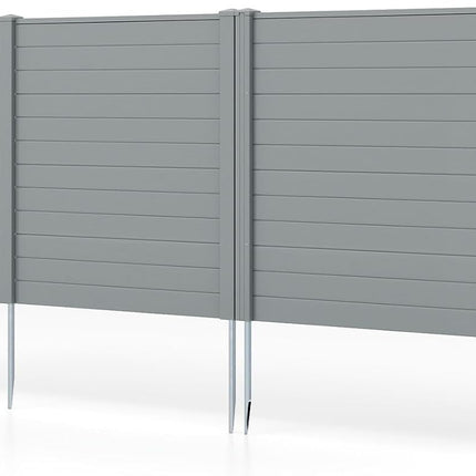 Dreamade Air Conditioner Fence 2/4 Panels - 48''W x 48''H Outdoor Privacy Screen with Upgraded Metal Stakes