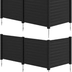 Black / 48''W x 36''H - 6 Panels