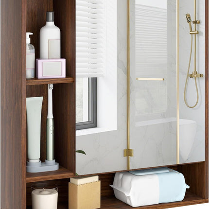 Dreamade Bathroom Wall Mounted Medicine Cabinet w/Single Door