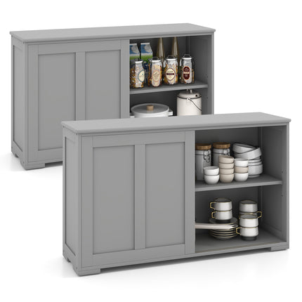 DREAMADE Buffet Cabinet, Modern Buffets & Sideboards Cabinet w/Storage