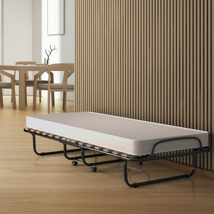 Rollaway Guest Bed W/Foam Mattress