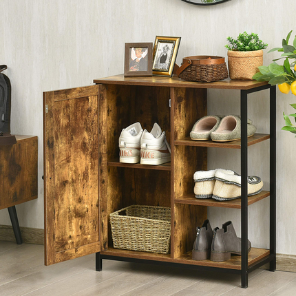 Dreamade Storage Cabinet, Industrial Pantry Cupboard