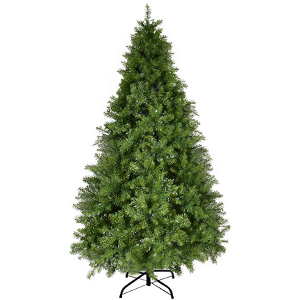 Dreamade Pre-lit Christmas Tree, 8FT Premium Hinged Spruce Tree - DreamadeUS