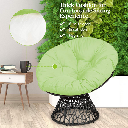 Dreamade Rattan Round Papasan Chair