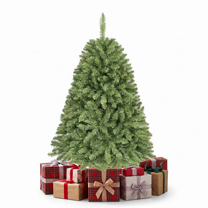 DREAMADE Christmas Tree | Artificial Christmas Tree Hinged Branches and Folding Metal Stand for Home