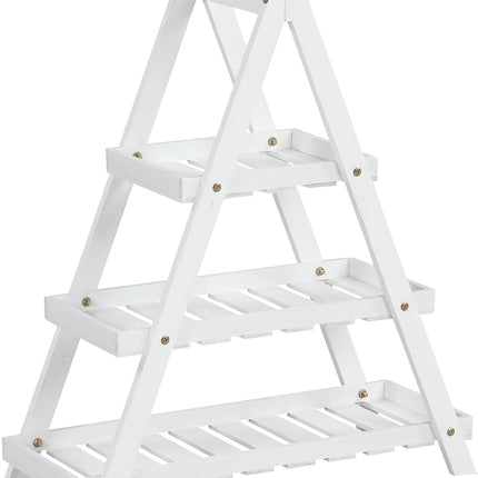 Dreamade 3-Tier Plant Stand Indoor | 28.5" Wood Flower Pot Plant Display Shelf