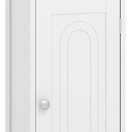 Dreamade 34.5” Bathroom Cabinet Narrow Side Storage Organizer with Drawer
