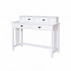 Writing Desk with 4 Drawer Computer Study Table